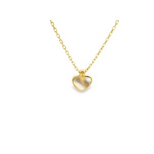 18K Gold Heart Necklace GP028