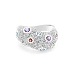 18K Gold Diamond Ring GRD069