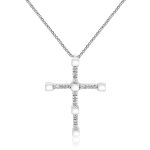 18K Gold Cross Pendant GC031G
