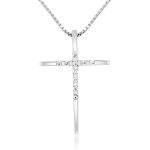 18K Gold Cross Pendant GC034