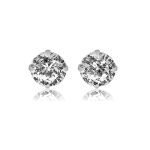 Sterling Silver Stud Swarovski Earrings SE101
