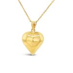 9K Gold Heart Pendant GP204