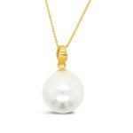 Silver Pearl Pendant SN092W