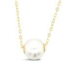 18K Gold Pearl Necklace GP1671