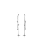 18K Gold Diamond Earrings GED152