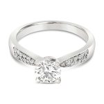 18K Gold Diamond Engagement Ring GRS176
