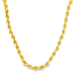 18K Gold Rope Necklace GP024