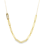 18K Gold Link Necklace GP260