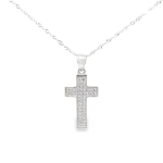 18K Gold Cross Pendant GC047