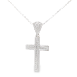18K Gold Cross Pendant GC0541