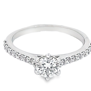 Platinum Diamond Engagement Ring GRS214