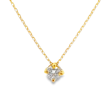 18K Gold Diamond Necklace GPD204