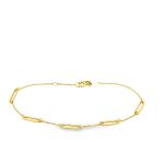 18K Gold Link Bracelet GB236