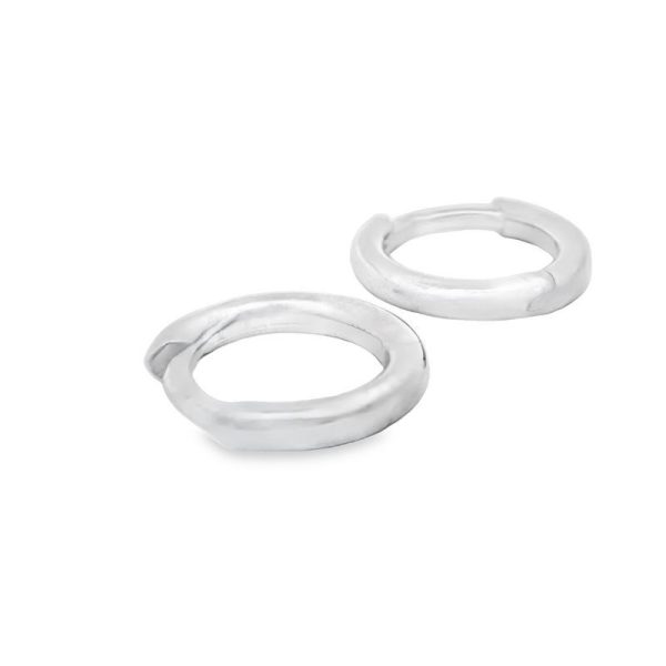 Sterling Silver Huggies Earrings SE227