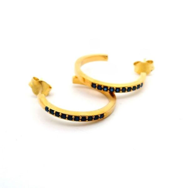 Sterling Silver Hoop Earrings SE2251