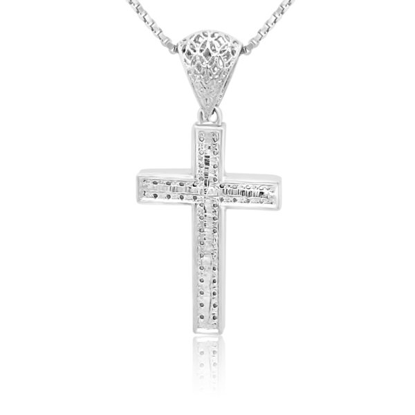 18K Gold Cross Pendant GC045A
