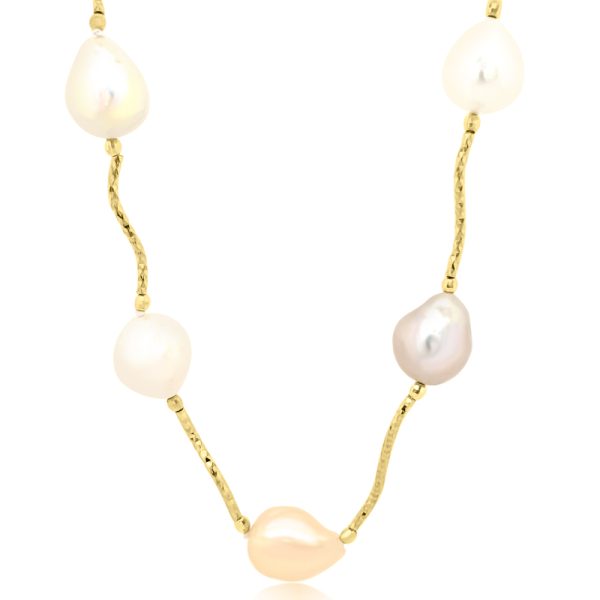 Silver Pearl Necklace PN113Y