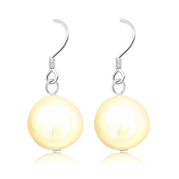 Sterling Silver Pearl Earrings SE021NA
