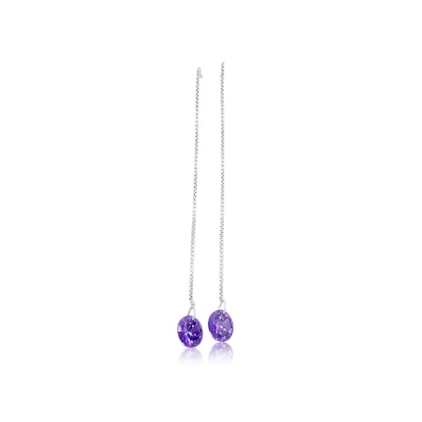 Sterling Silver Drop Earrings SE101