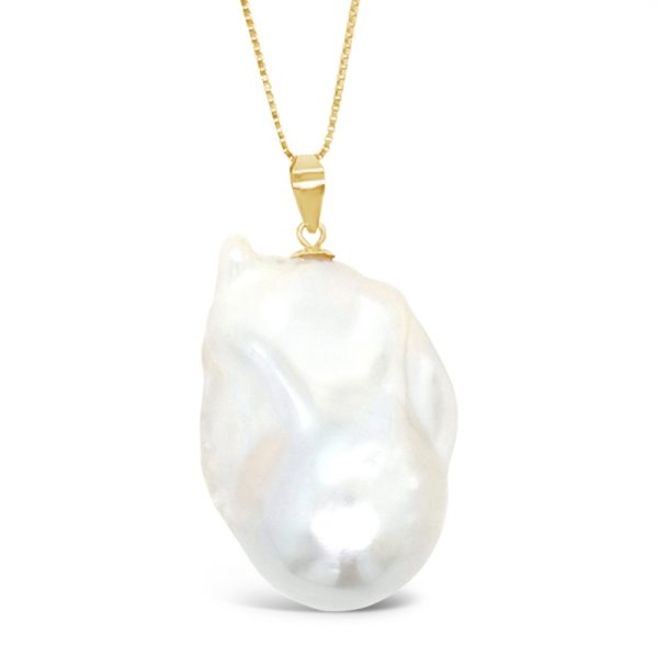 18K Gold Pearl Necklace GP168