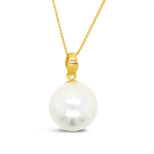 Silver Pearl Pendant SN092W