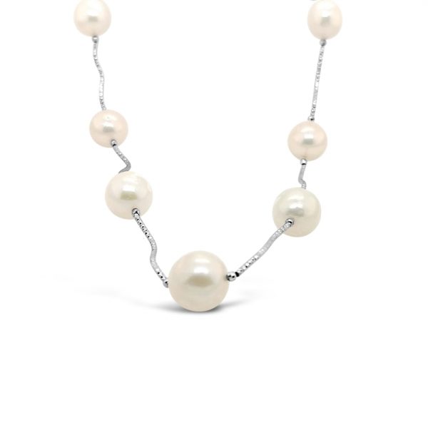 Silver Pearl Necklace PN113