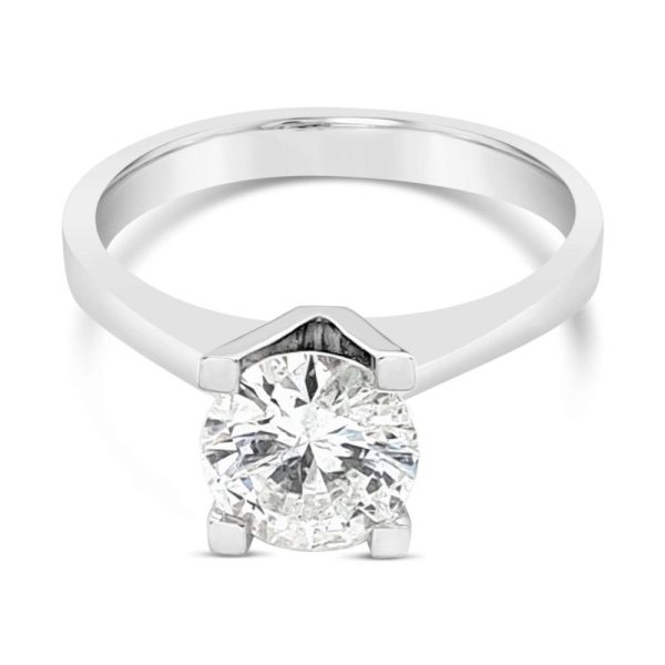 18K Gold Diamond Engagement Ring GRS164