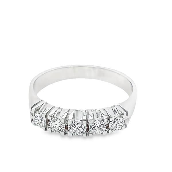 18K Half Eternity Diamond Ring GRD124