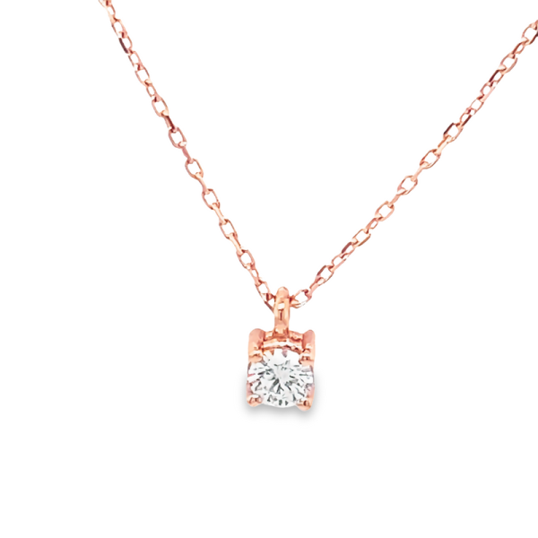 18K Gold Diamond Necklace GPD181R