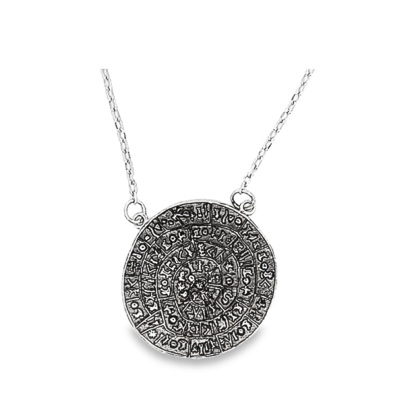 Minoan Phaistos Disc Necklace SP014