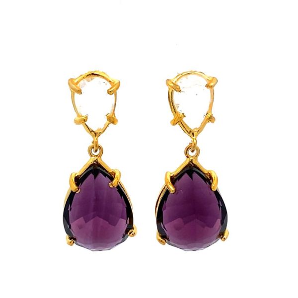 Sterling Silver Drop Earrings SE2132