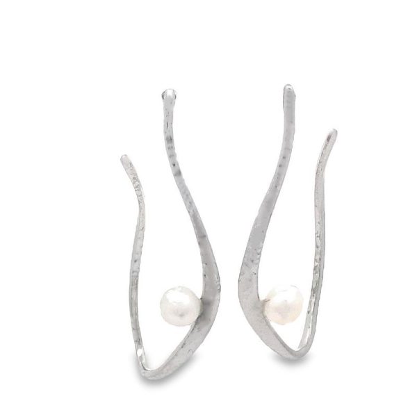 Sterling Silver Pearl Earrings SE218