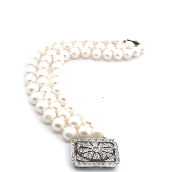 Sterling Silver Pearl Bracelet PB053