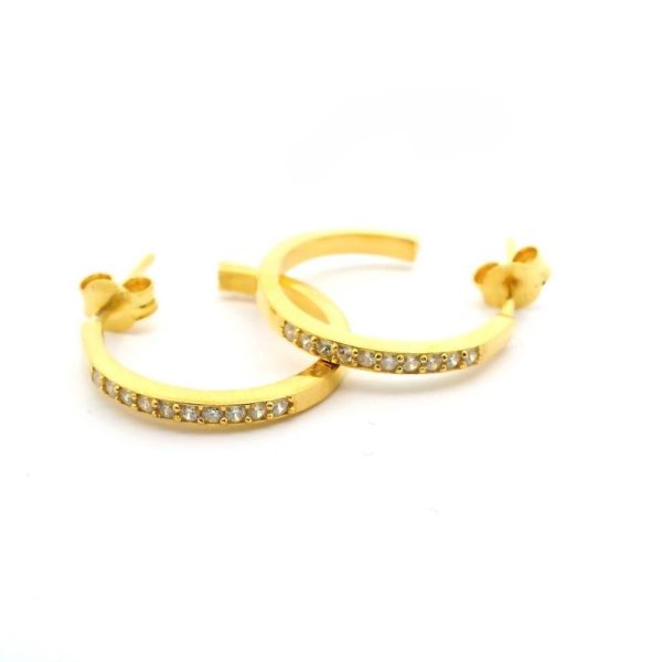 Sterling Silver Hoop Earrings SE2252
