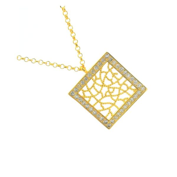 Sterling Silver 925 Necklace SP1742