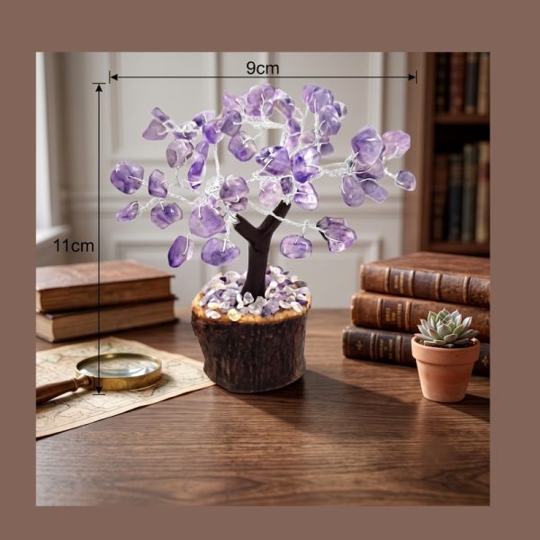 Handcrafted Amethyst Wire Tree of Life | 11cm V001