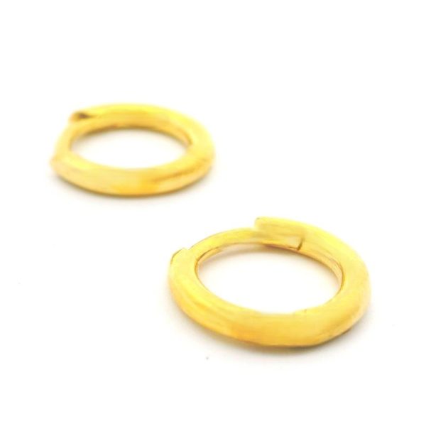 Sterling Silver Huggies Earrings SE2271