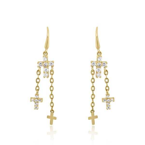 18K Gold Earrings GE0121