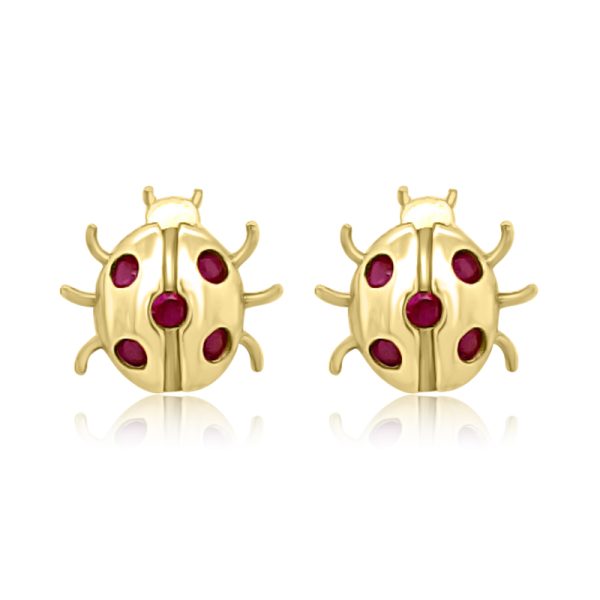 18K Gold Earrings GE042Y