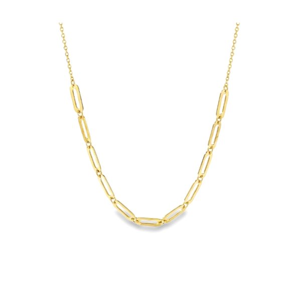 18K Yellow Gold Link Necklace | Timeless Chain GP260