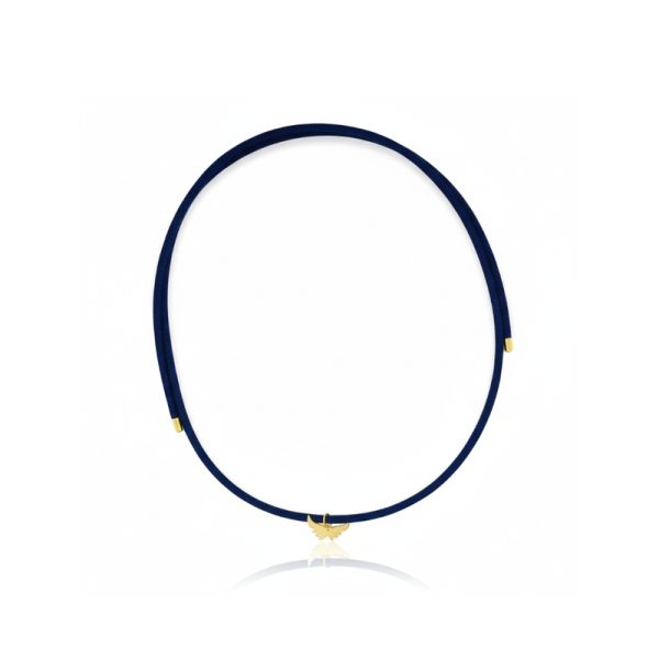 Magnetic Cord Necklace | Minimalist 18K Gold Pendant GP255