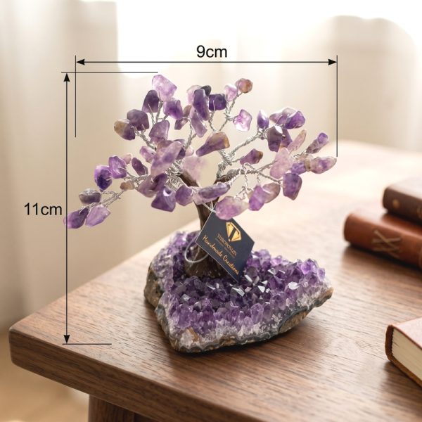 Handcrafted Amethyst Wire Tree of Life | 11cm V004