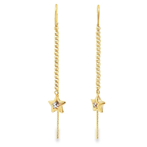 9K Gold Dangle Earrings GE2303