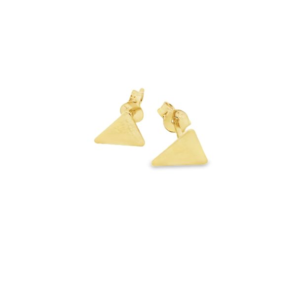 18K Gold Stud Earrings GE0113