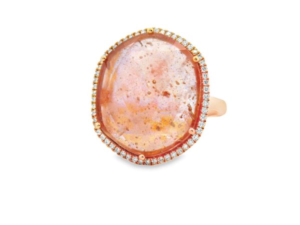 18K Gold Diamond Sapphire Ring GRD019