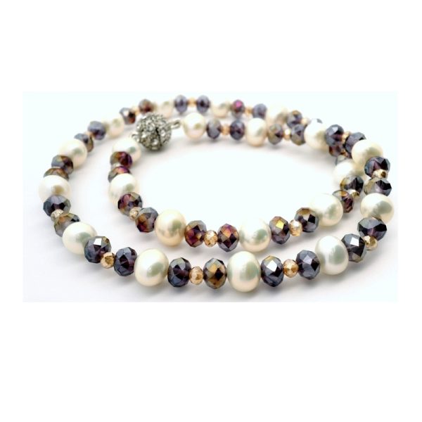 Pearls & Crystals Necklace VAR031
