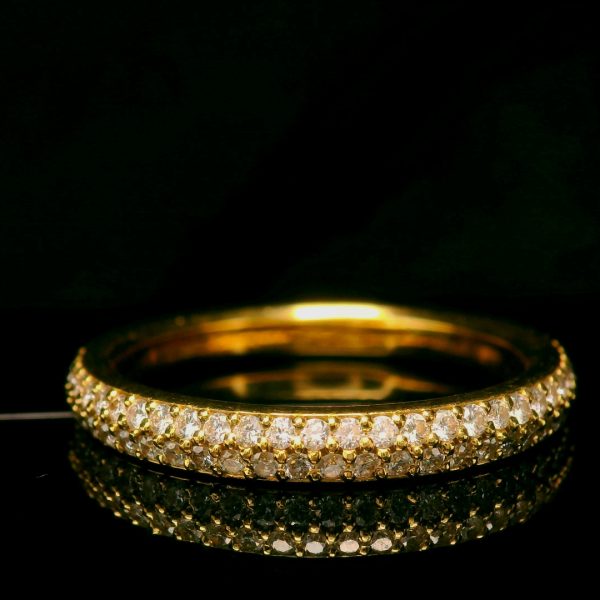 18K Gold Diamond Ring GRD036