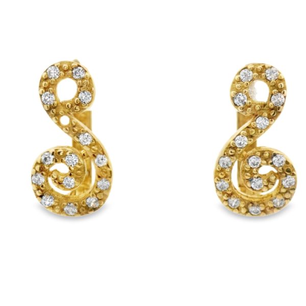 9K Gold Earrings GE070