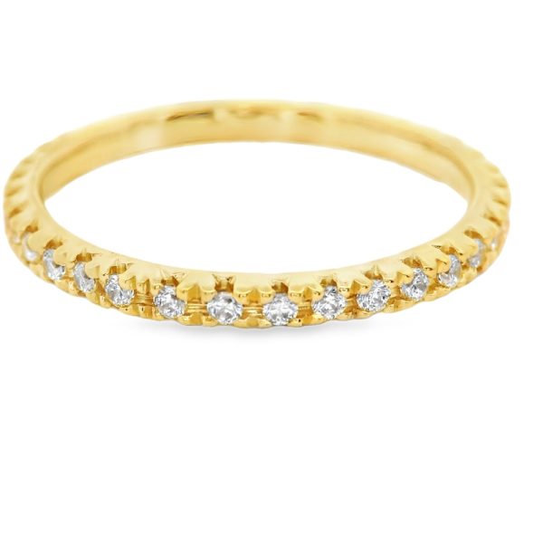 Timeless Full Eternity Band with Diamonds in 18K Gold 001