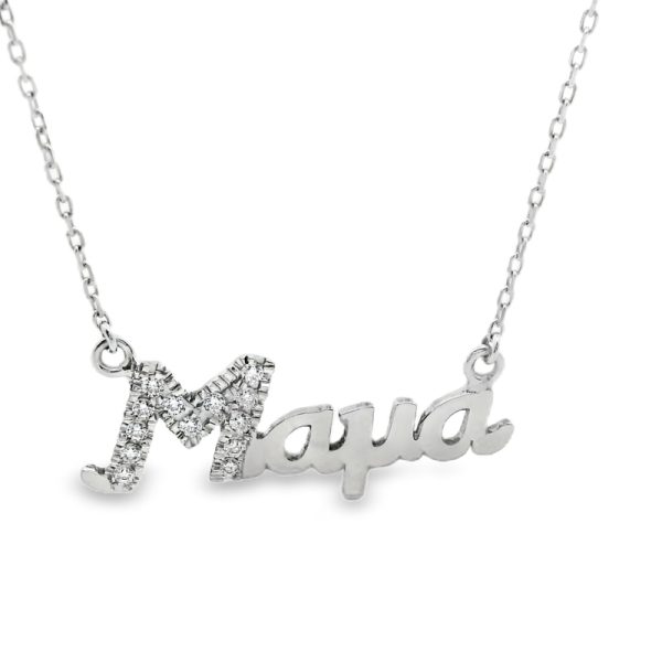 Sparkling 'Mama' 9K Gold Necklace for Mother's Day GP090